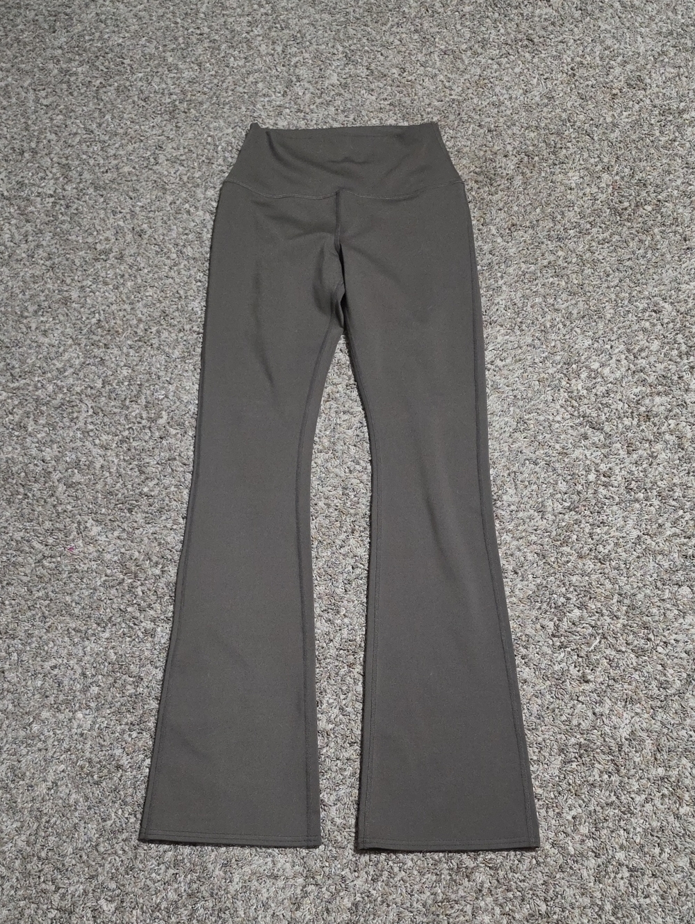 ALO YOGA Womens Like New Dark Brown Flare Pants! Sz Small 33" Inseam!